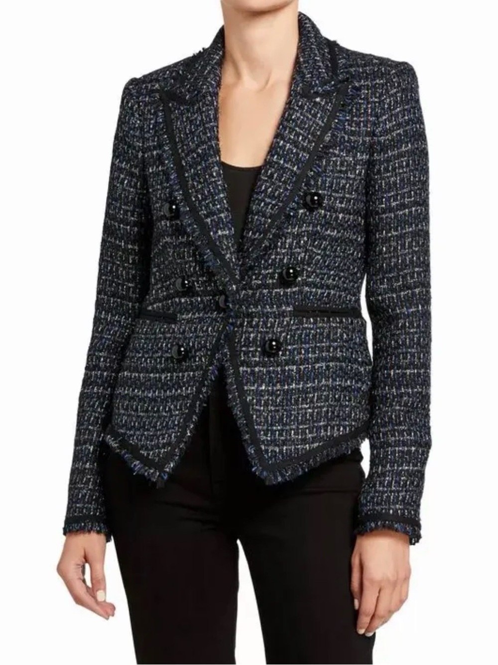 Veronica Beard Dickey Jacket in navy and black